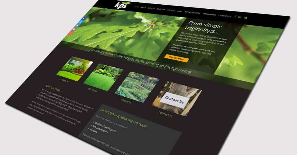 KPS website design burgess hill wordpress designer example