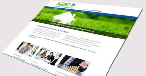 Professional website design - SEICO website homepage
