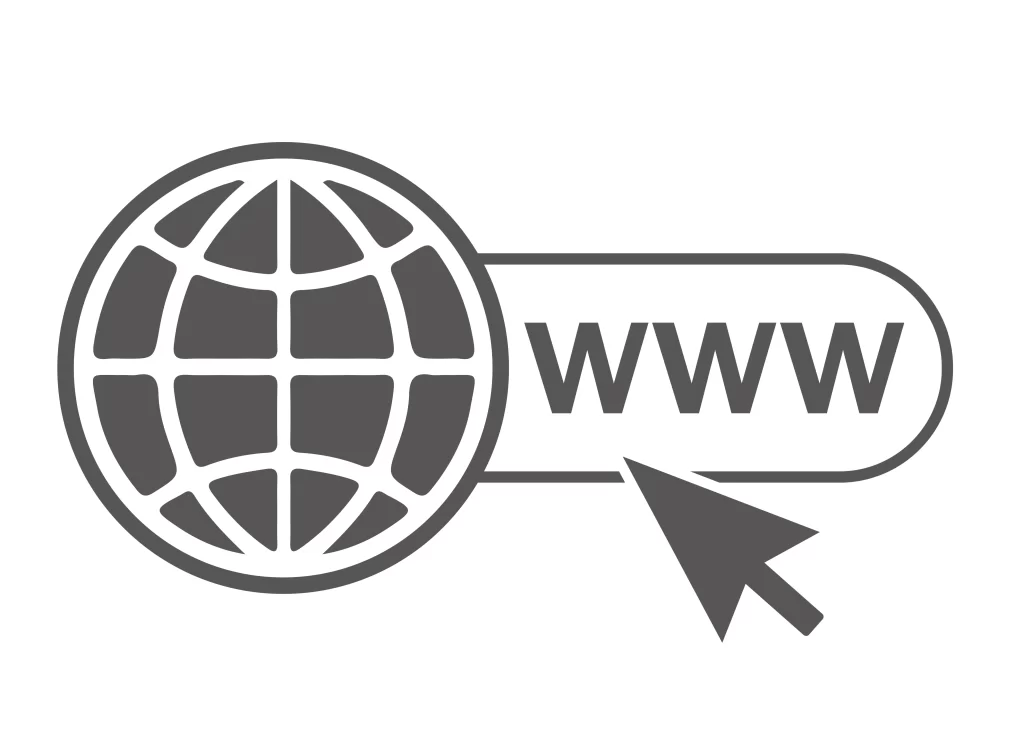 Improve website performance | WWW logo with an arrow pointer and globe graphics. 
