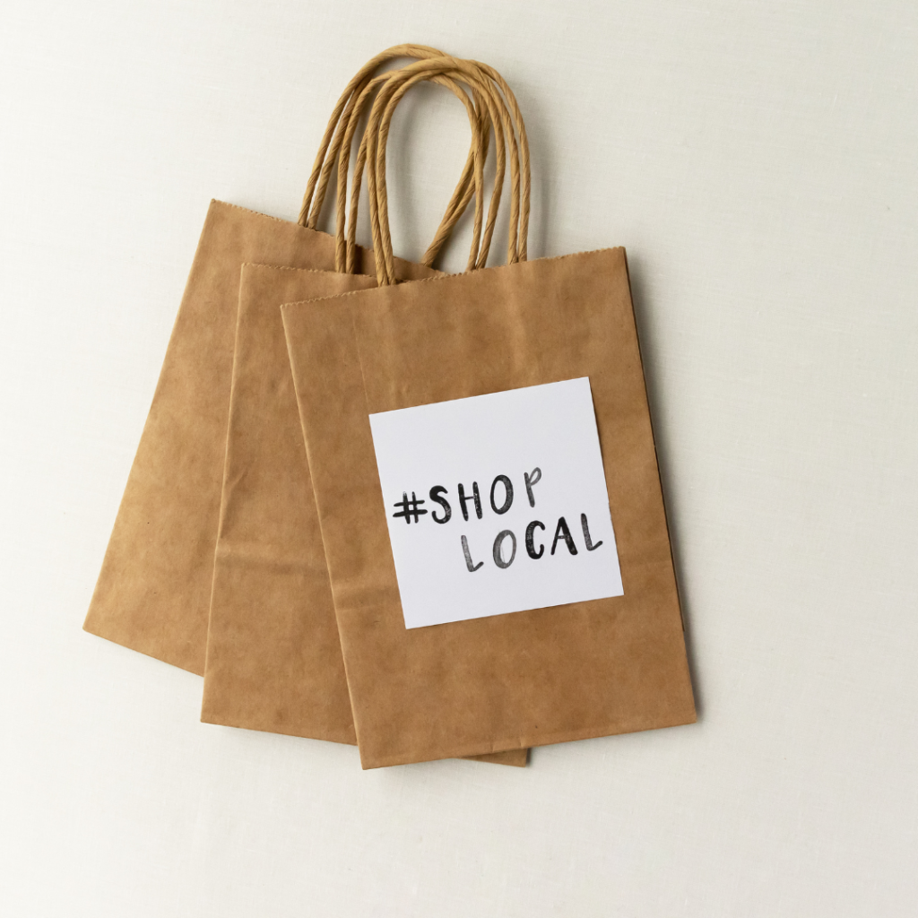 Principles for local SEO for SMEs | local shopping bags