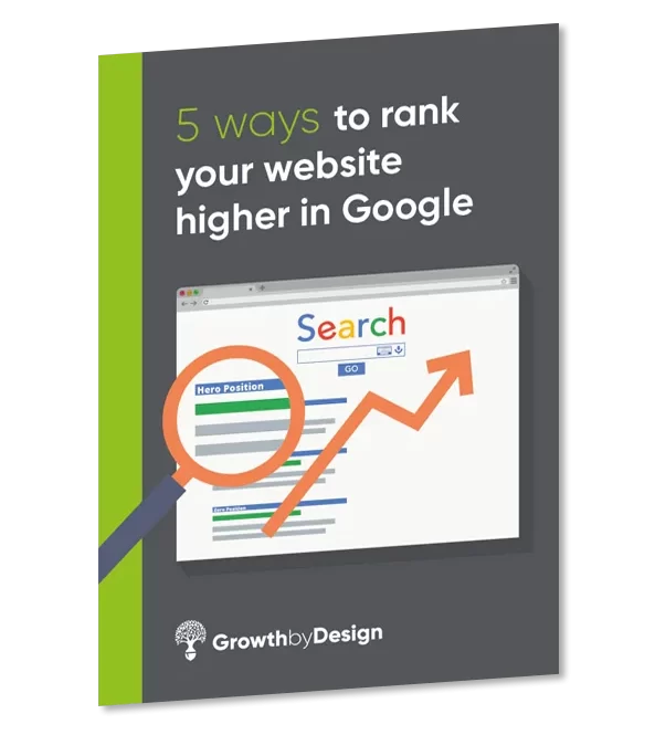 GbD Downloads brochure - 5 Ways to rank higher in Google