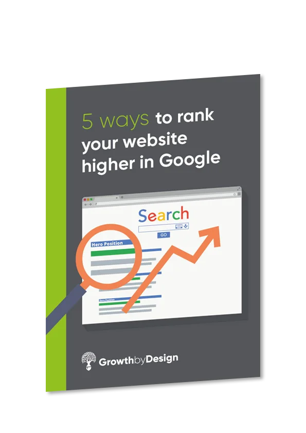GbD Downloads brochure - 5 Ways to rank higher in Google