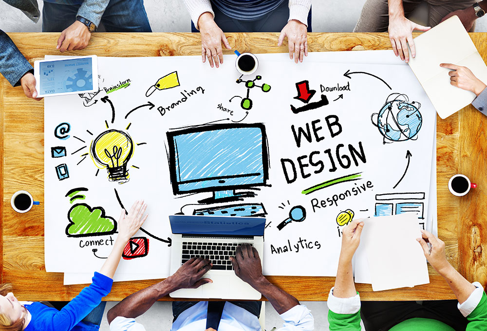 What does a web design agency do | a3 paper with the word web design