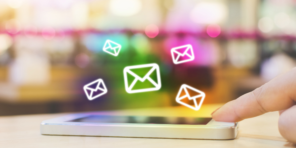 top 5 digital marketing services | mobile with emails