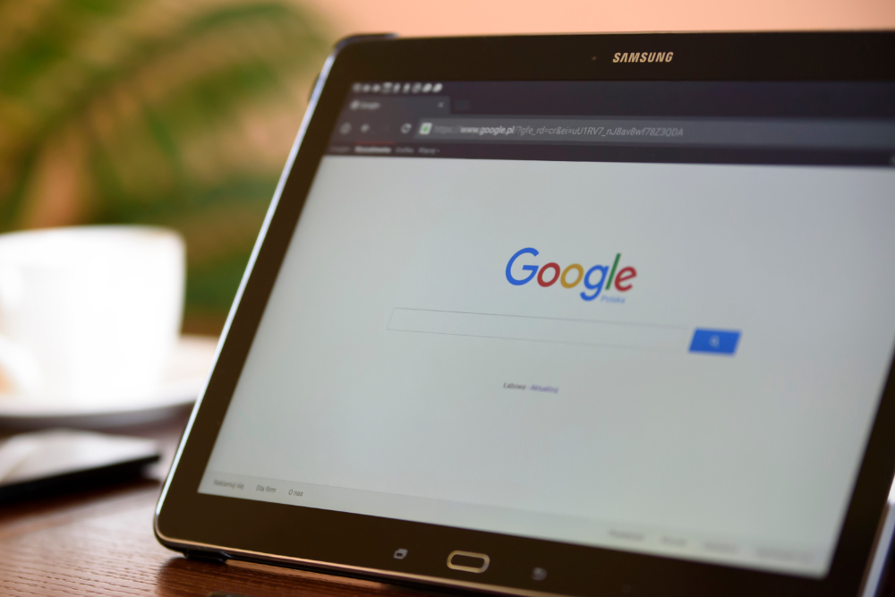 Google's 2023 core algorithm updates | Laptop with Google
