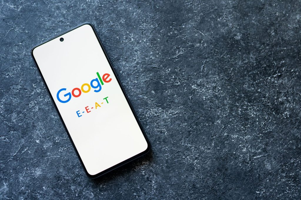 Google's 2023 core algorithm updates | phone will Google E-E-A-T showing