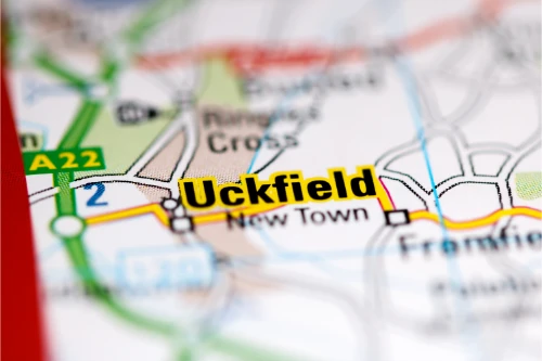 web design Uckfield - Uckfield on ordnance survey map