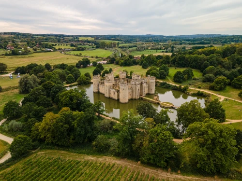 digital marketing agency east sussex - Bodium castle from the air
