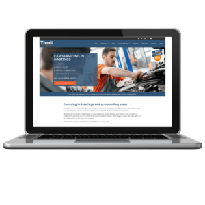 Tivoli website redesign landing page