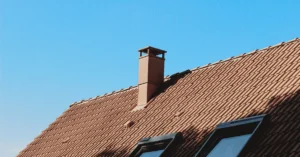Digital marketing support services for Juniper Roofing Southern tiled roof with chimney