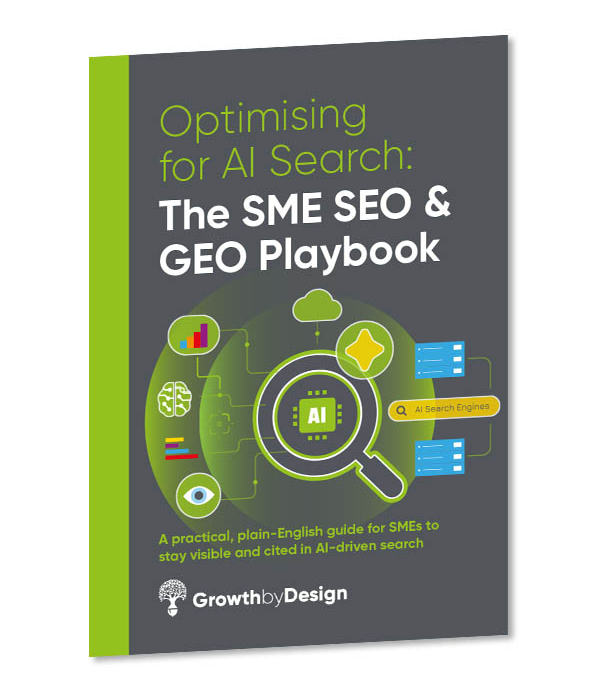 Optimising for AI search guide front cover image